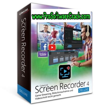 CyberLink Screen Recorder Deluxe 4.3.0.19614 With Crack Free Download