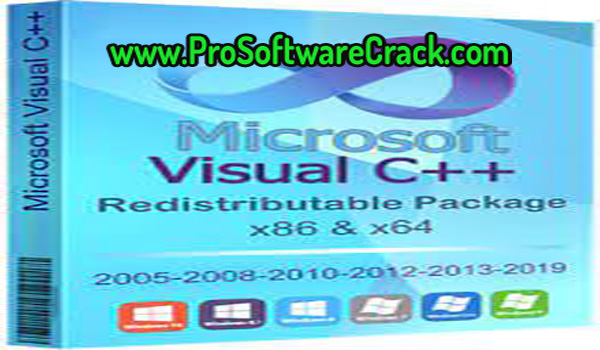 Microsoft Visual C ++ 2005-2008-2010-2012-2013-2019 with Key
