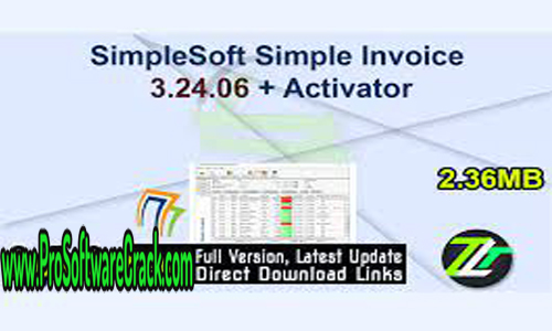 SimpleSoft Simple Invoice 3.24.06 Multilingual Software