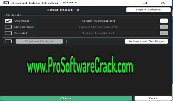 Discord Agora's Token Checker Software