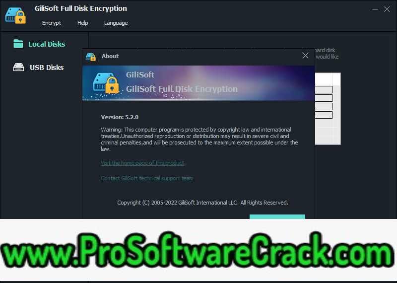 GiliSoft Full Disk Encryption 5.2 free download