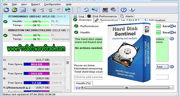 Hard Disk Sentinel Pro 4.71.14 Build 8128 Beta Multilingual + Patch