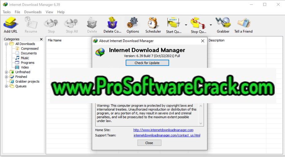 Internet Download Manager (IDM) 6.40 Build 11 Final Multilingual + SUPER CLEAN Crack free download