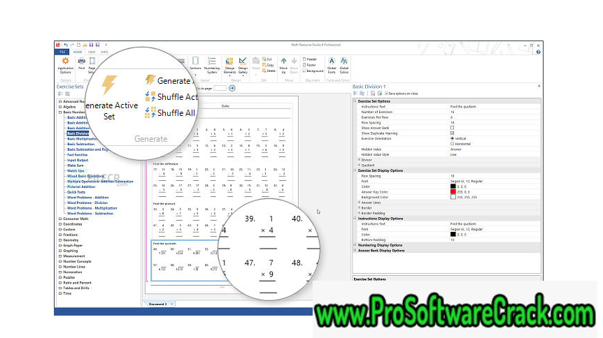 Math Resource Studio Professional v7.0.173 Portable Free Download