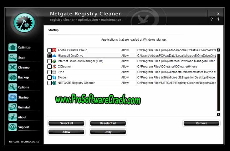 NETGATE Registry Cleaner 17.0.210.0 Multilingual + Keys 