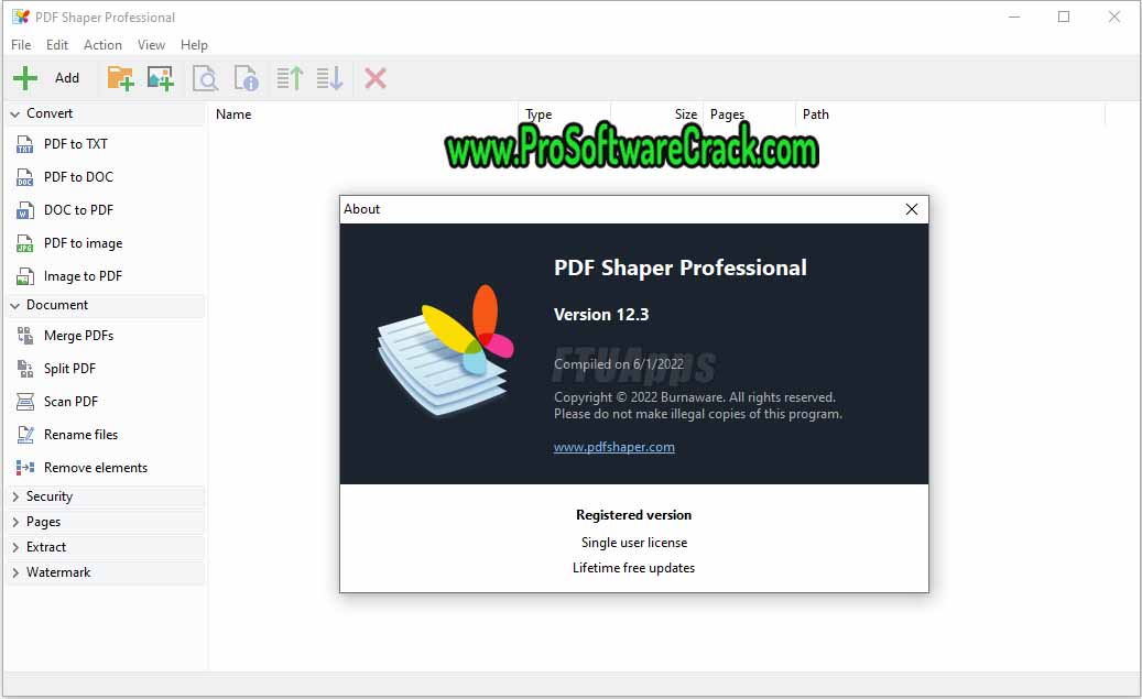 PDF Shaper Professional v12.3 Portable