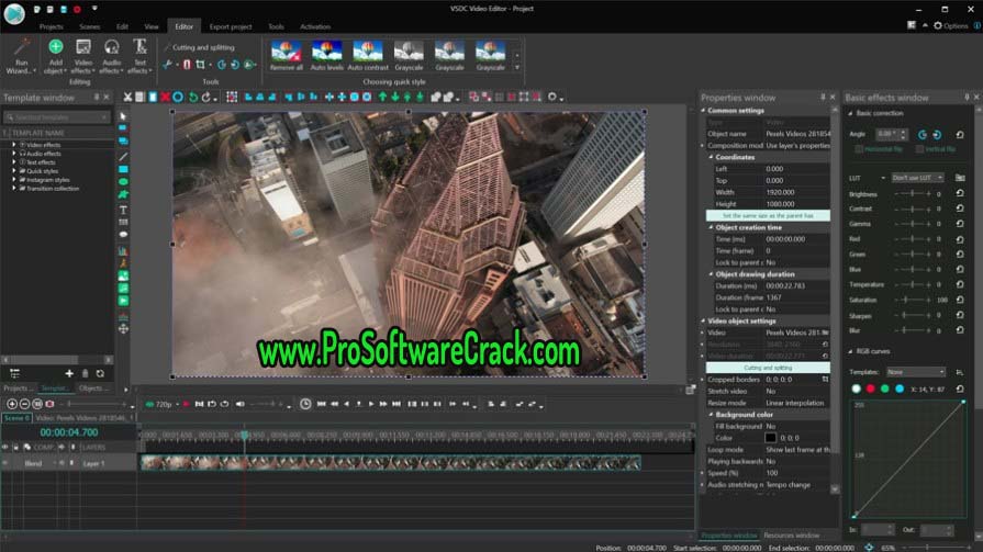 VSDC Video Editor Pro 5.7.5.667 Multilingual + Crack 