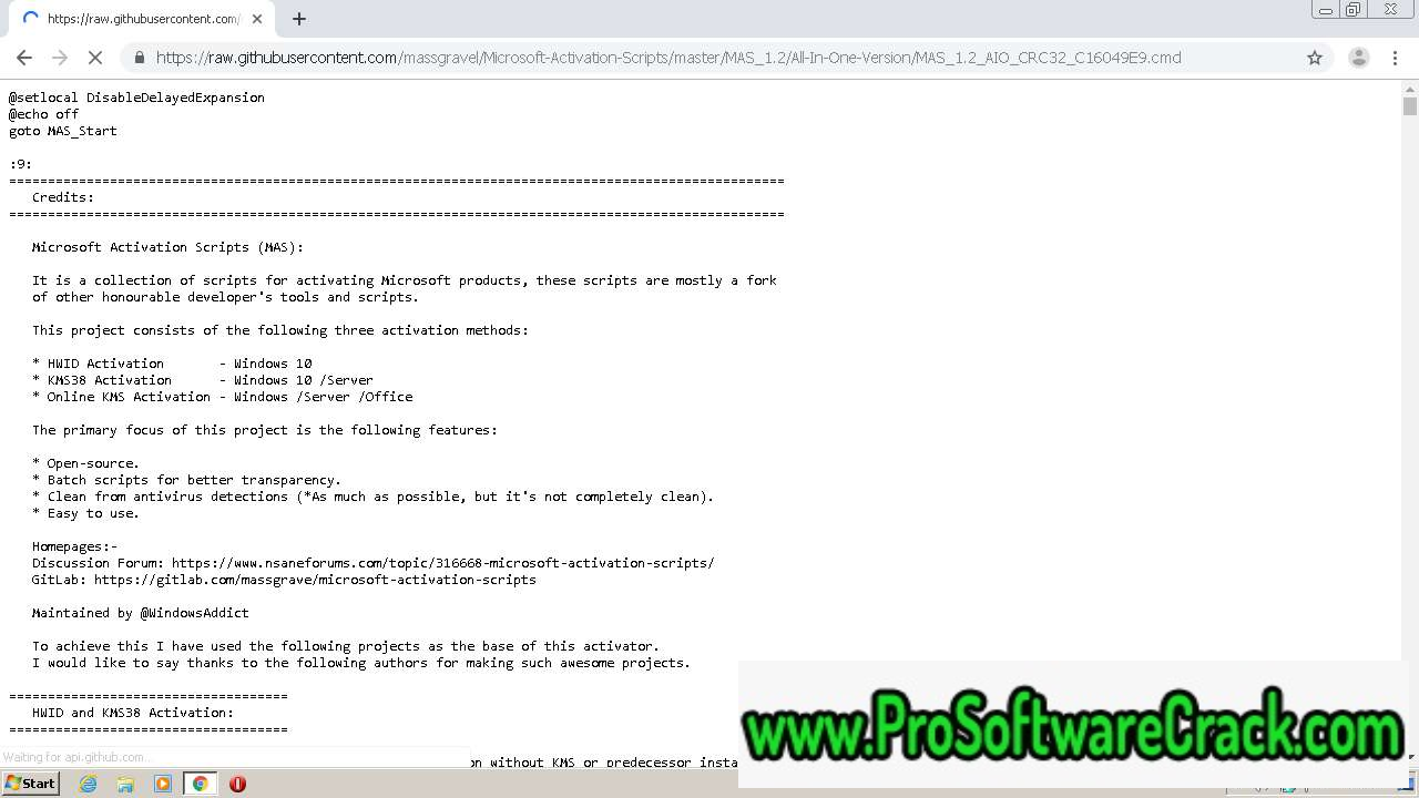 Microsoft Activation Scripts v1.6 - Open Source &amp; Clean from Antivirus Detection free download