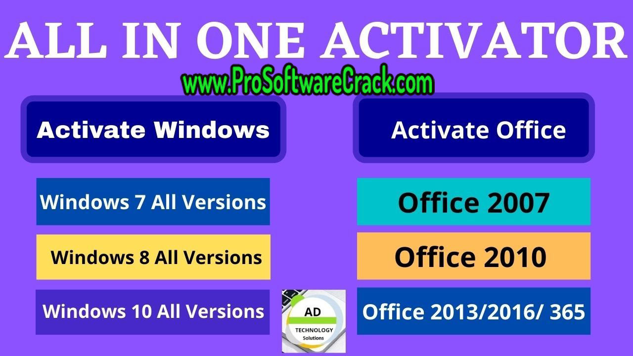 ALL IN ONE ACTIVATOR with Key