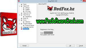 RedFox AnyDVD HD 8.0.9.4 Beta Multilingual + Patch 