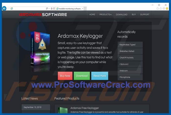 Ardamax Keylogger remover Software