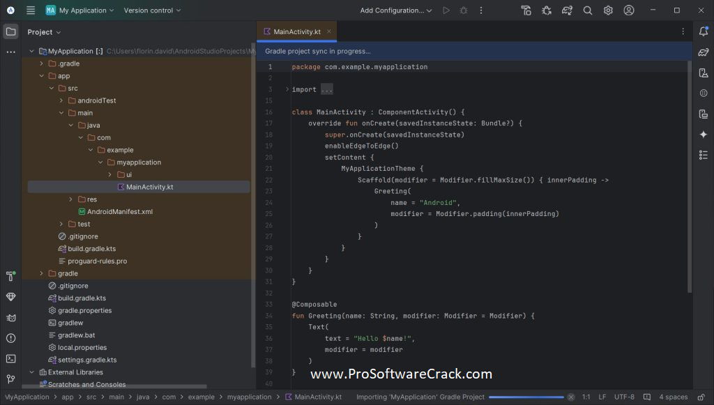 Android Studio 2025.3.3.6 Free Download (www.ProSoftwareCrack.com)