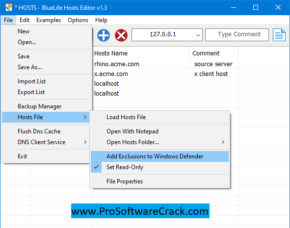  Hosts File Editor+ 1.5.18  Free Download Latest Software