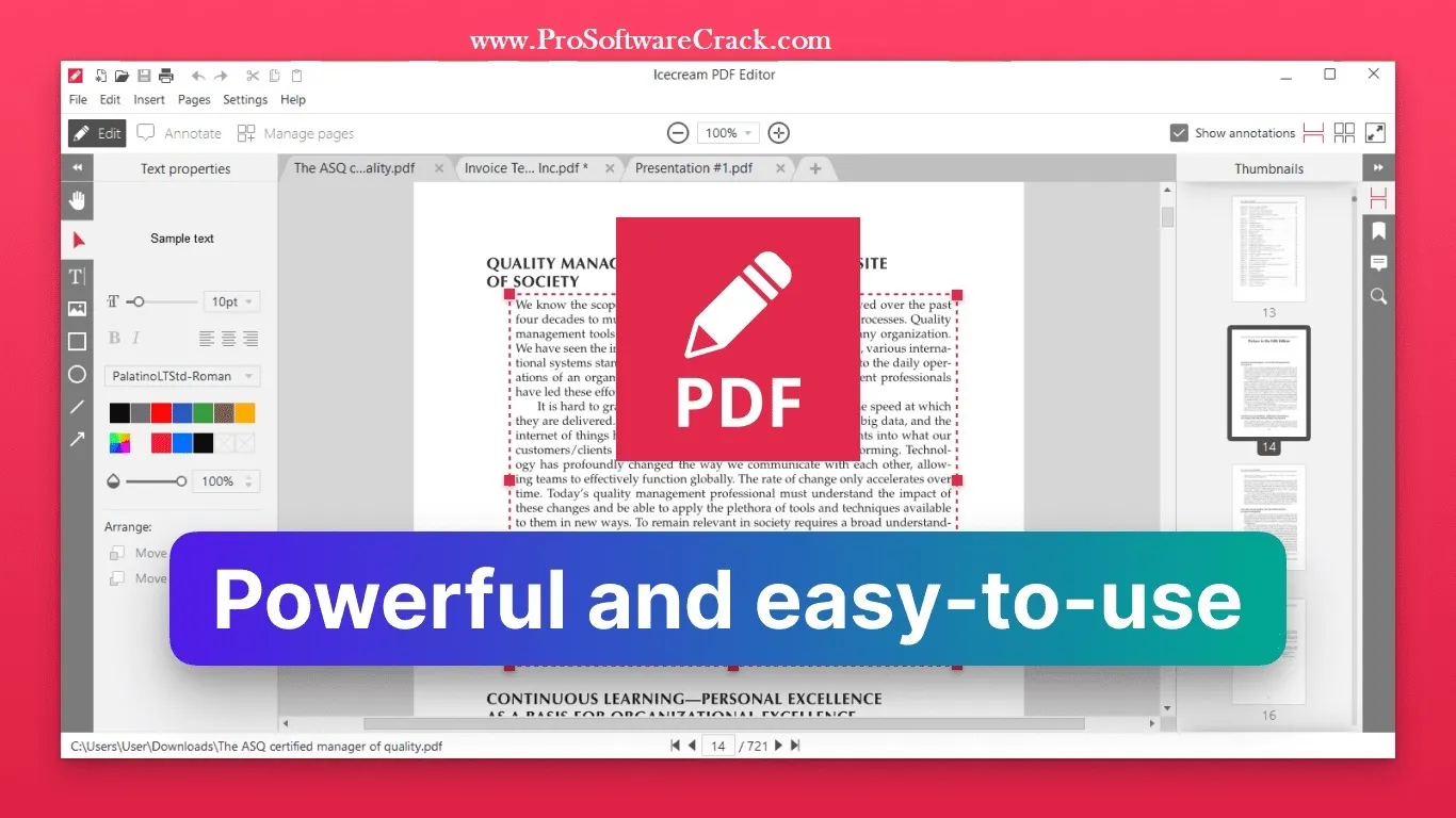 Icecream PDF Editor Pro 2026 Free Download
