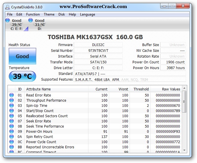 CrystalDiskInfo 9.8.0 Full Version Free Download